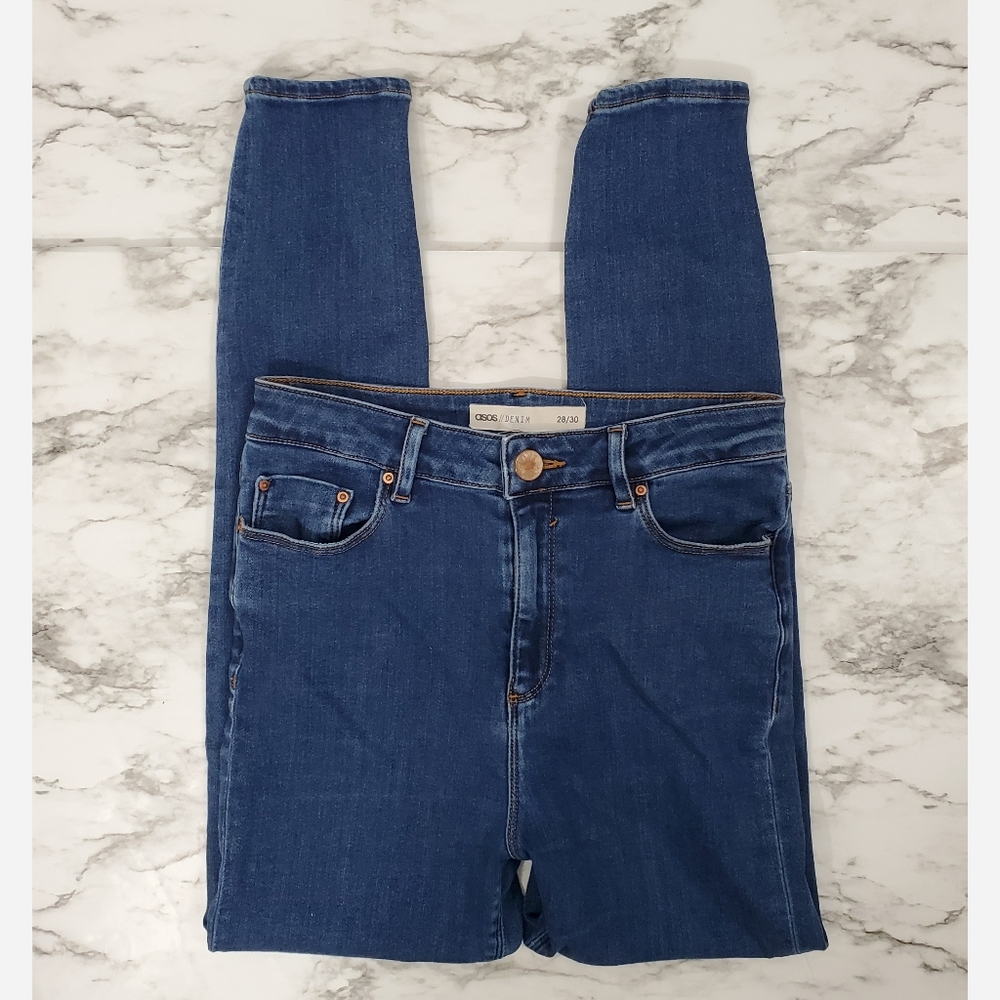 ASOS Skinny High Rise Jeans - Picture 4 of 7